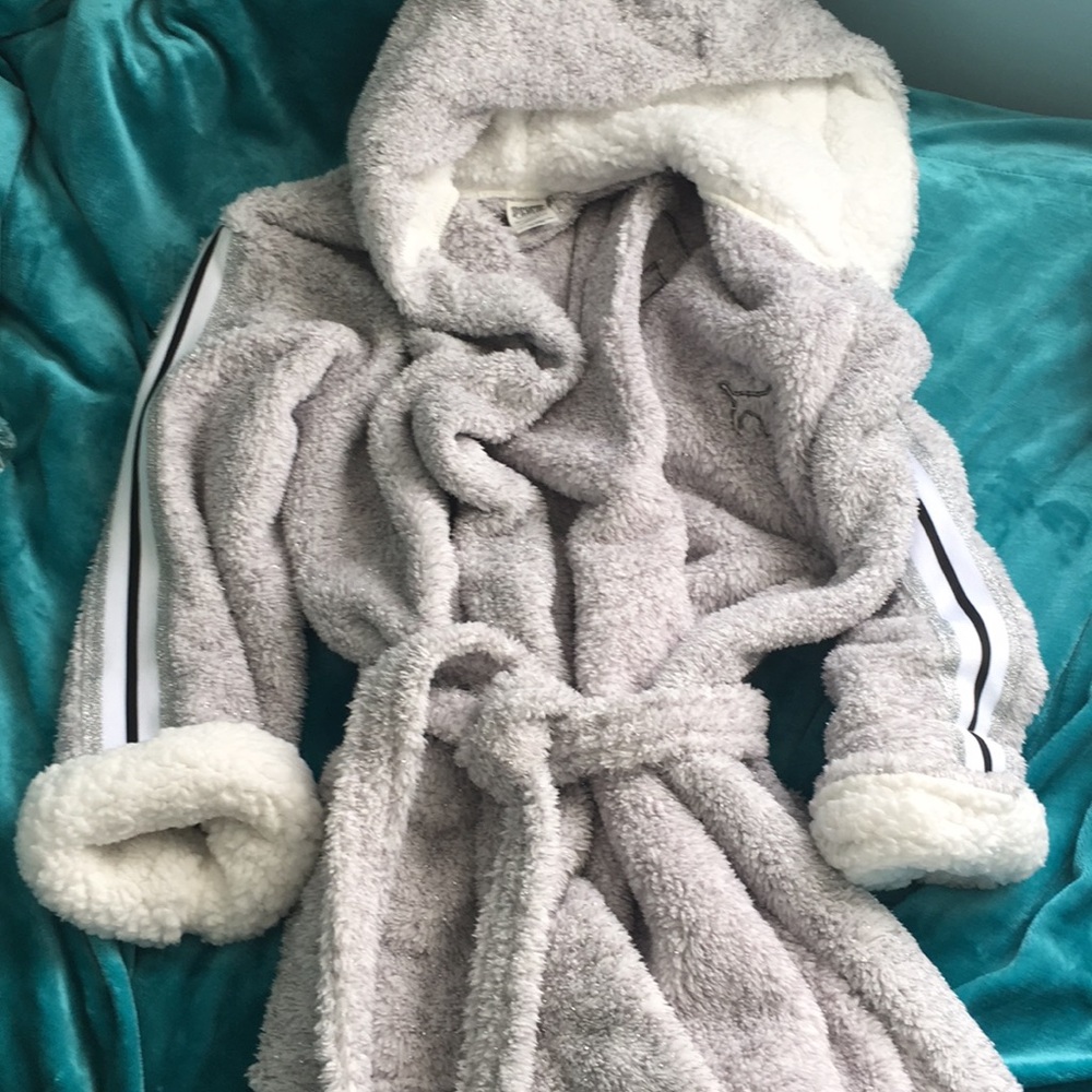 PINK Sherpa Robe